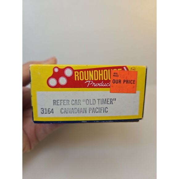 Roundhouse Reefer Car "Old Timer" Canadian Pacific 3164 HO Gauge Railroad Kit - Picture 1 of 6